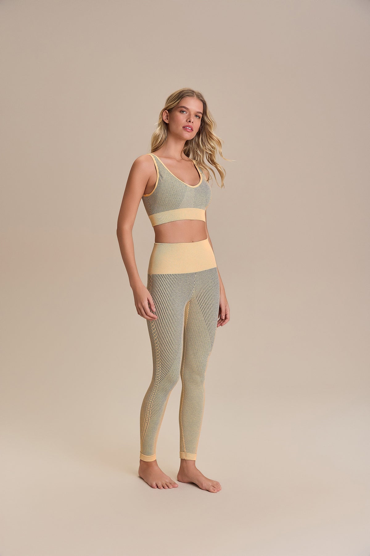 Seamless Diagonal Long Leggings