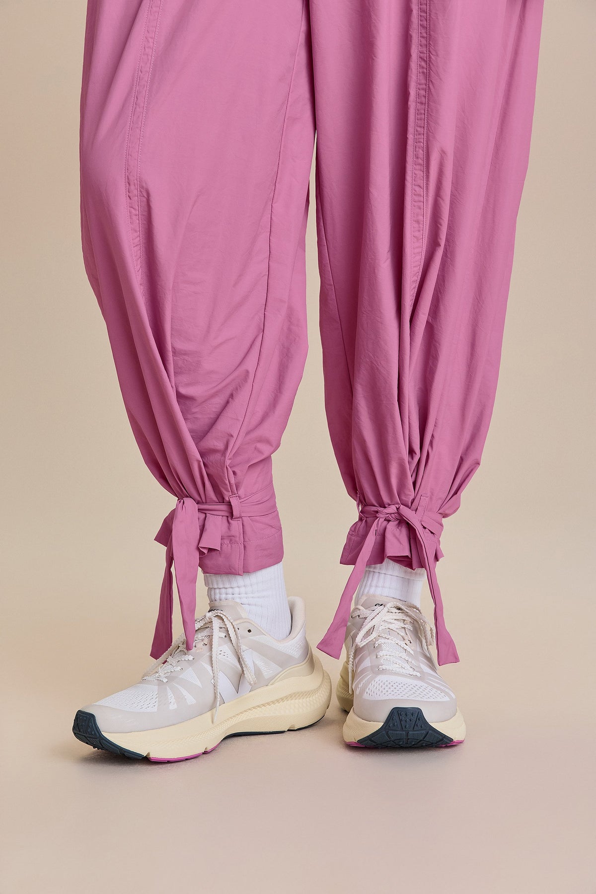 Nylon Net Crop Pants