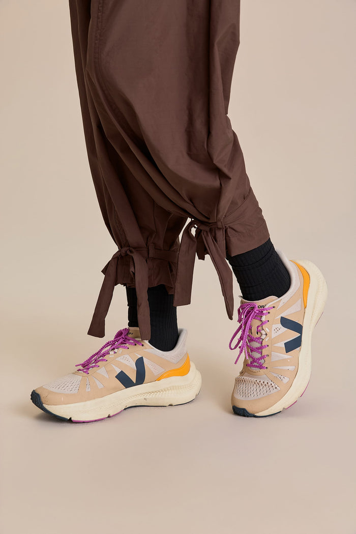 Nylon Net Crop Pants