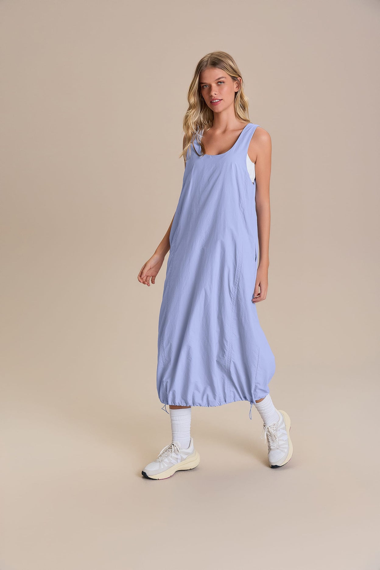 Nylon Net Long Dress