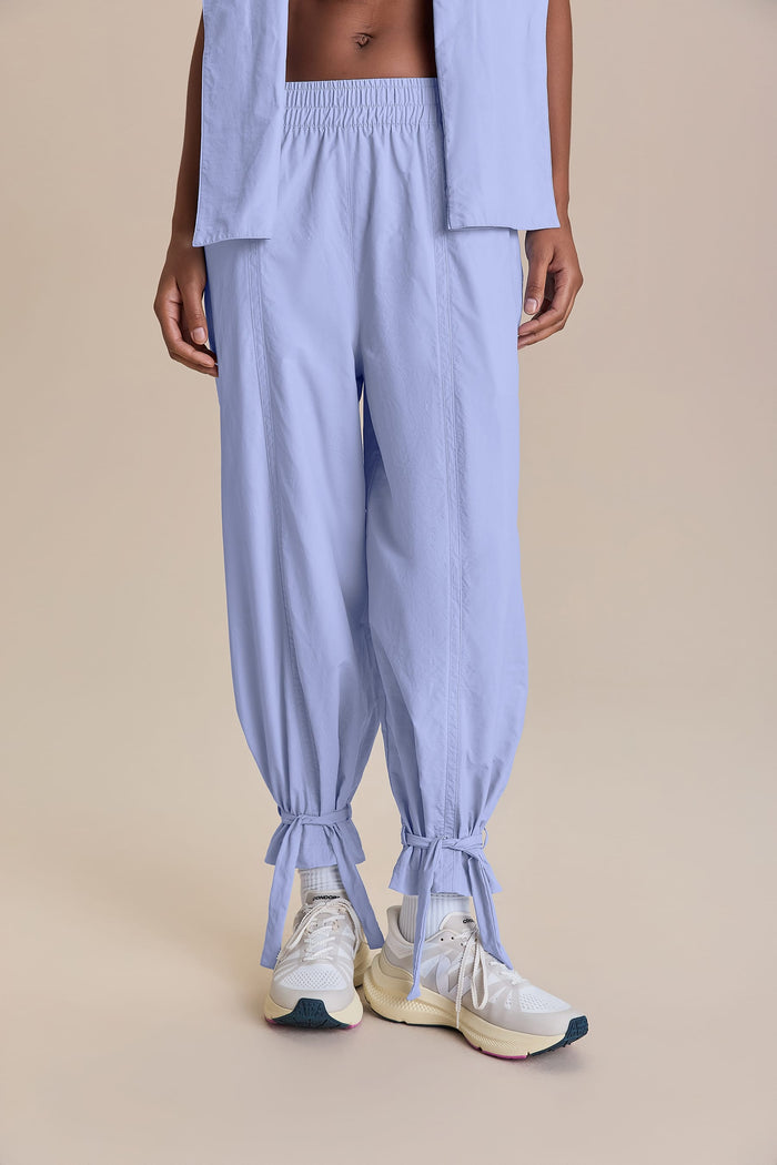 Nylon Net Crop Pants