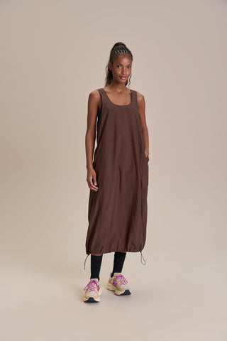 Nylon Net Long Dress