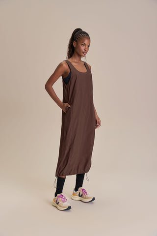 Nylon Net Long Dress