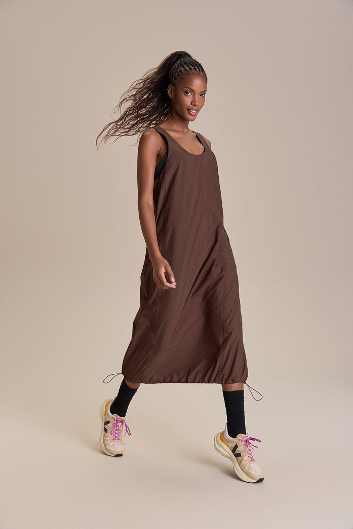 Nylon Net Long Dress