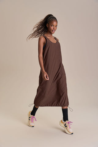 Nylon Net Long Dress