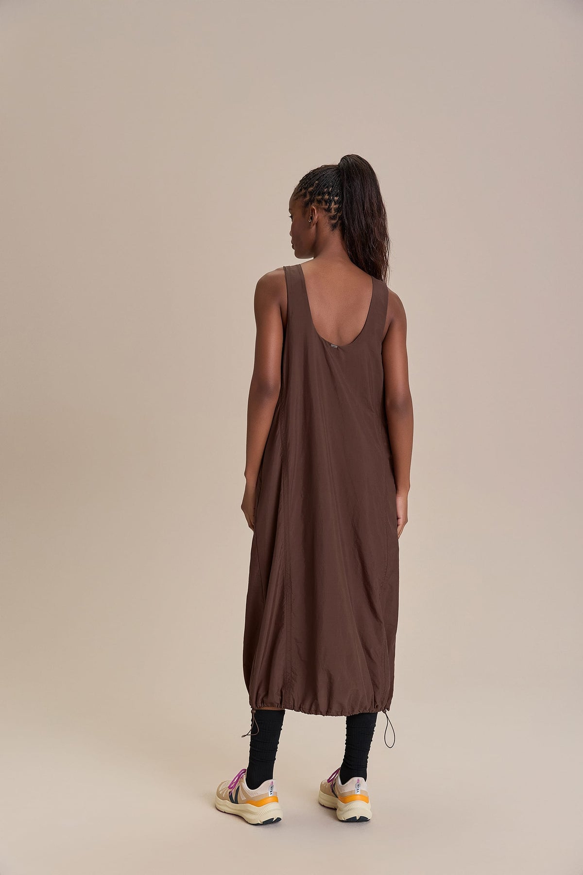 Nylon Net Long Dress