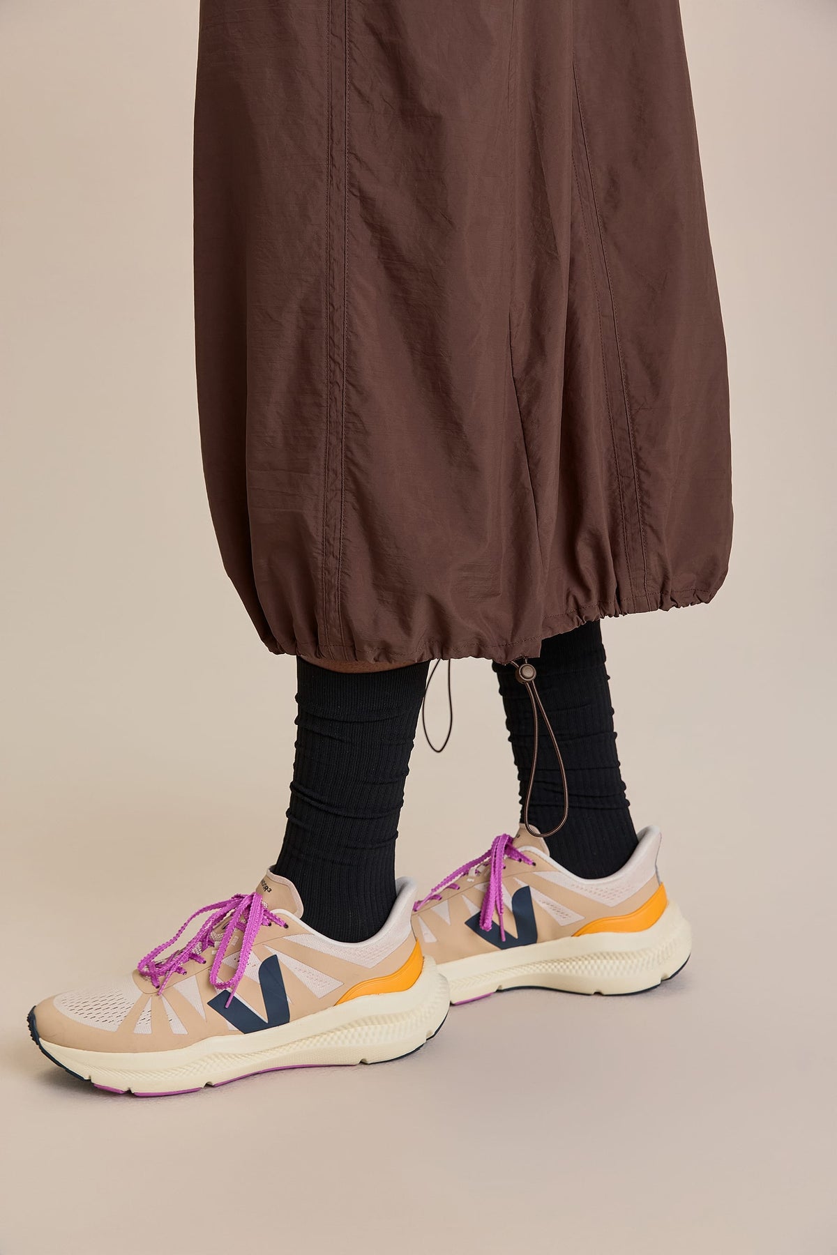 Nylon Net Long Dress