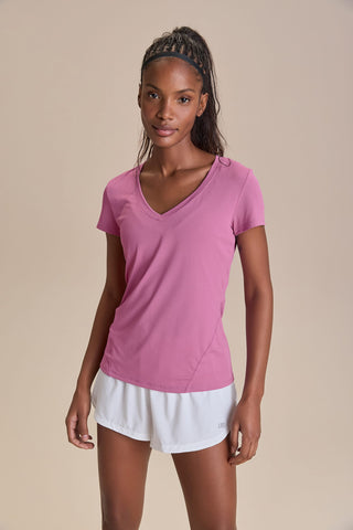 Action Side V-Neck T-Shirt