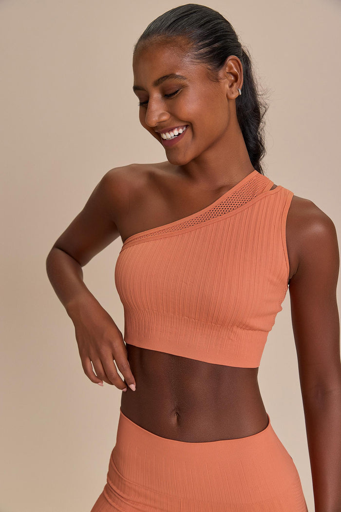 Seamless Pulse One-Shoulder Bra
