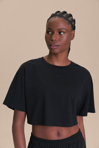 Pima Slim Cropped T-Shirt
