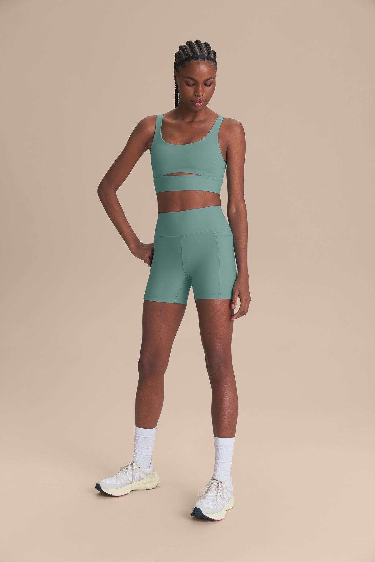 Cut Out Fit Green® Bra