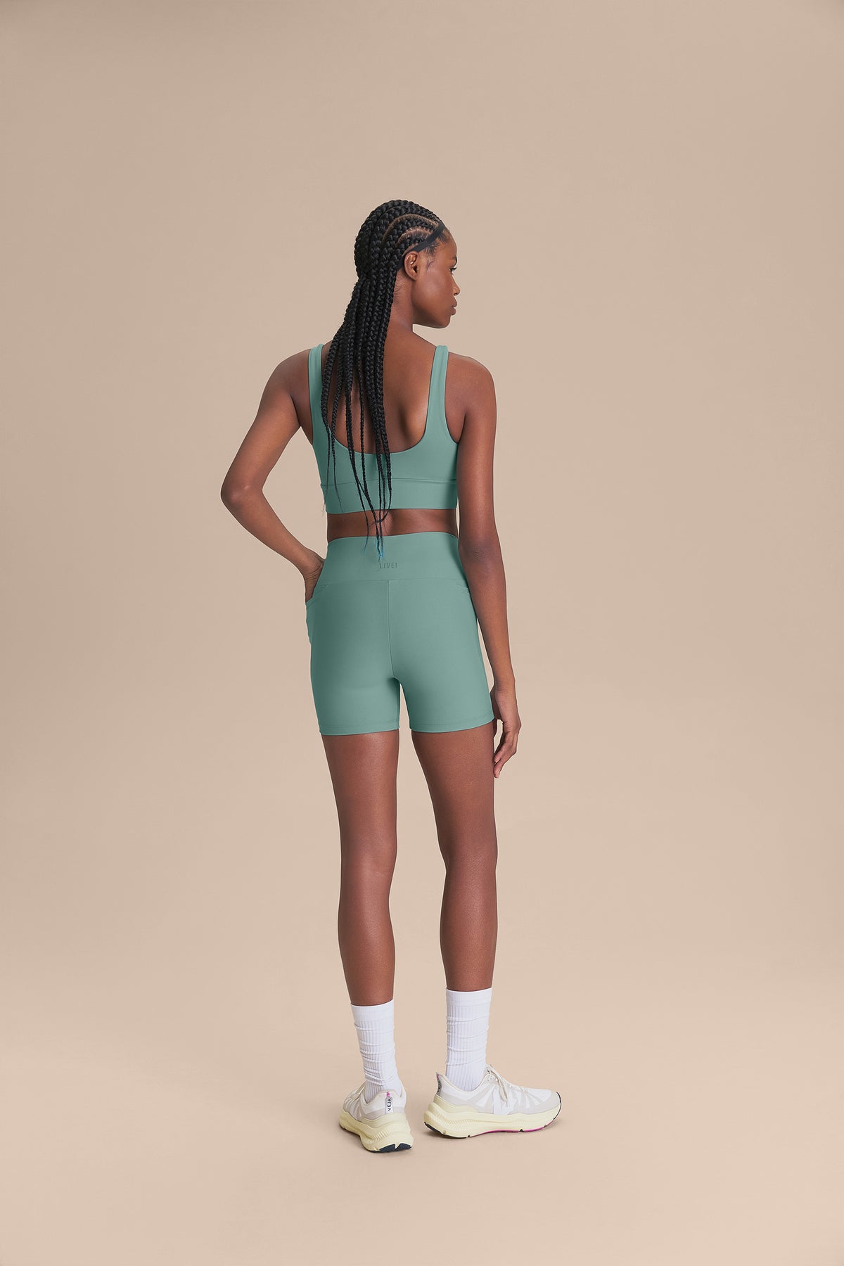 Cut Out Fit Green® Bra