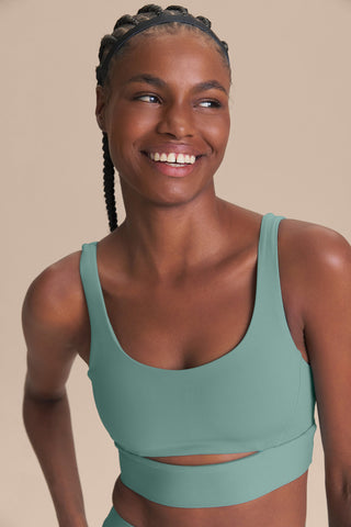 Cut Out Fit Green® Bra