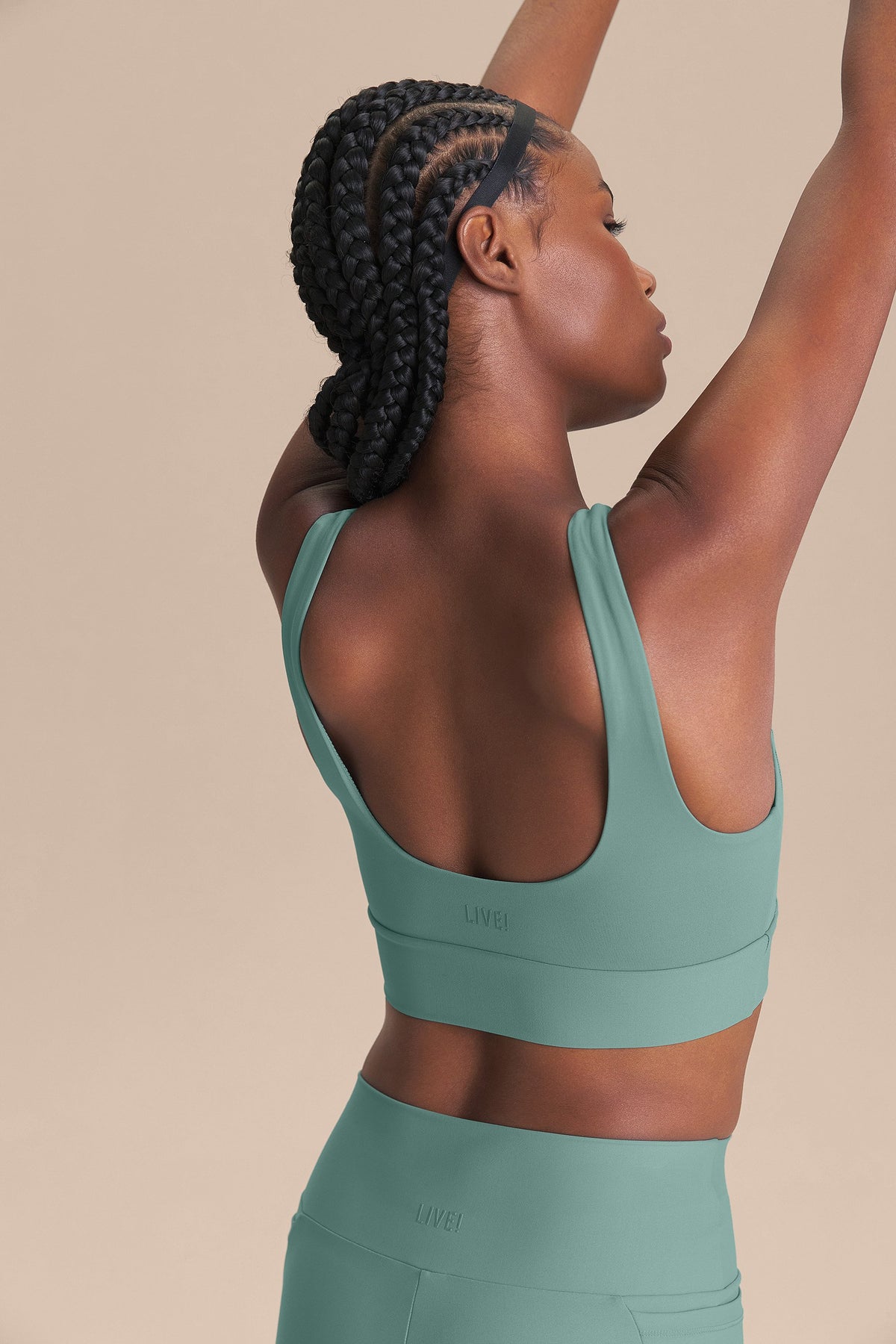 Cut Out Fit Green® Bra
