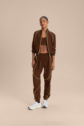 Nylon Net Jogger Pants