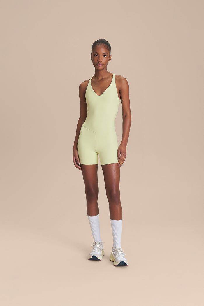 Tex Green Short Bodysuit