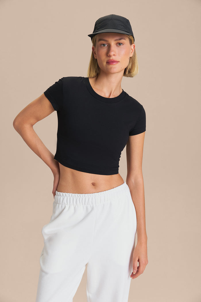 Pima Slim Cropped Shirt