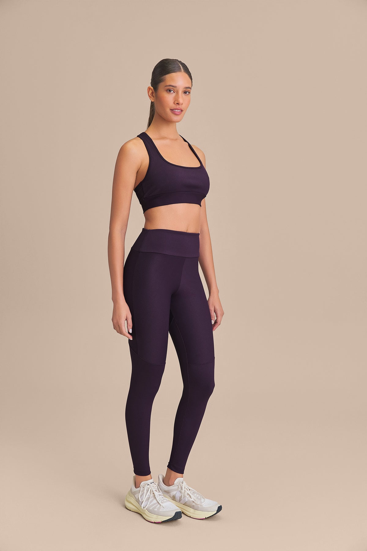 Rib Block Leggings
