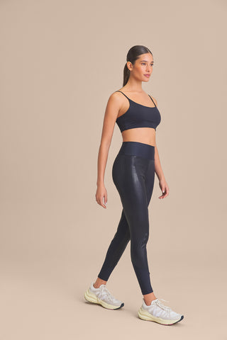 Rib Block Shine Leggings