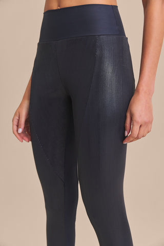 Rib Block Shine Leggings