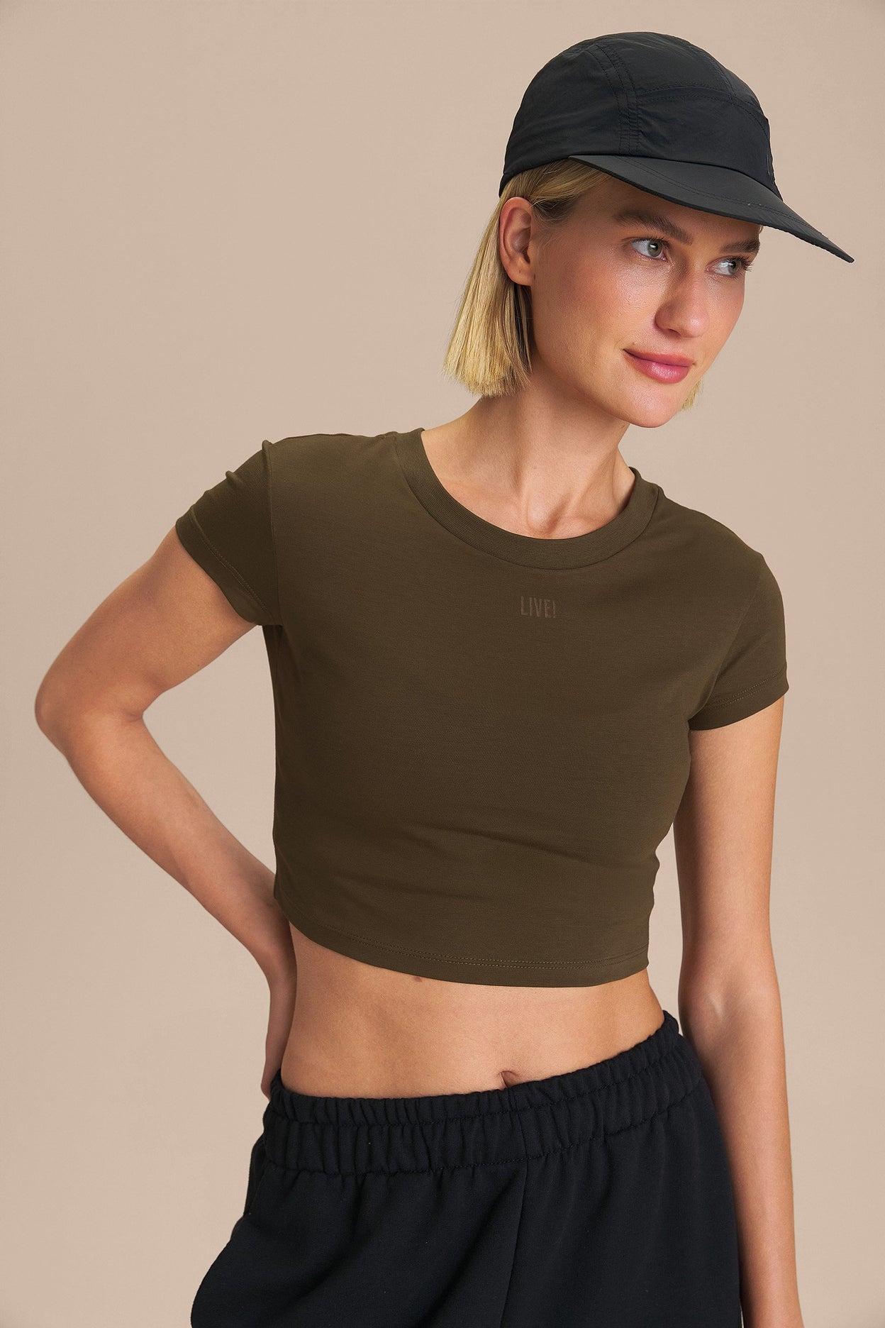 Pima Slim Cropped Top