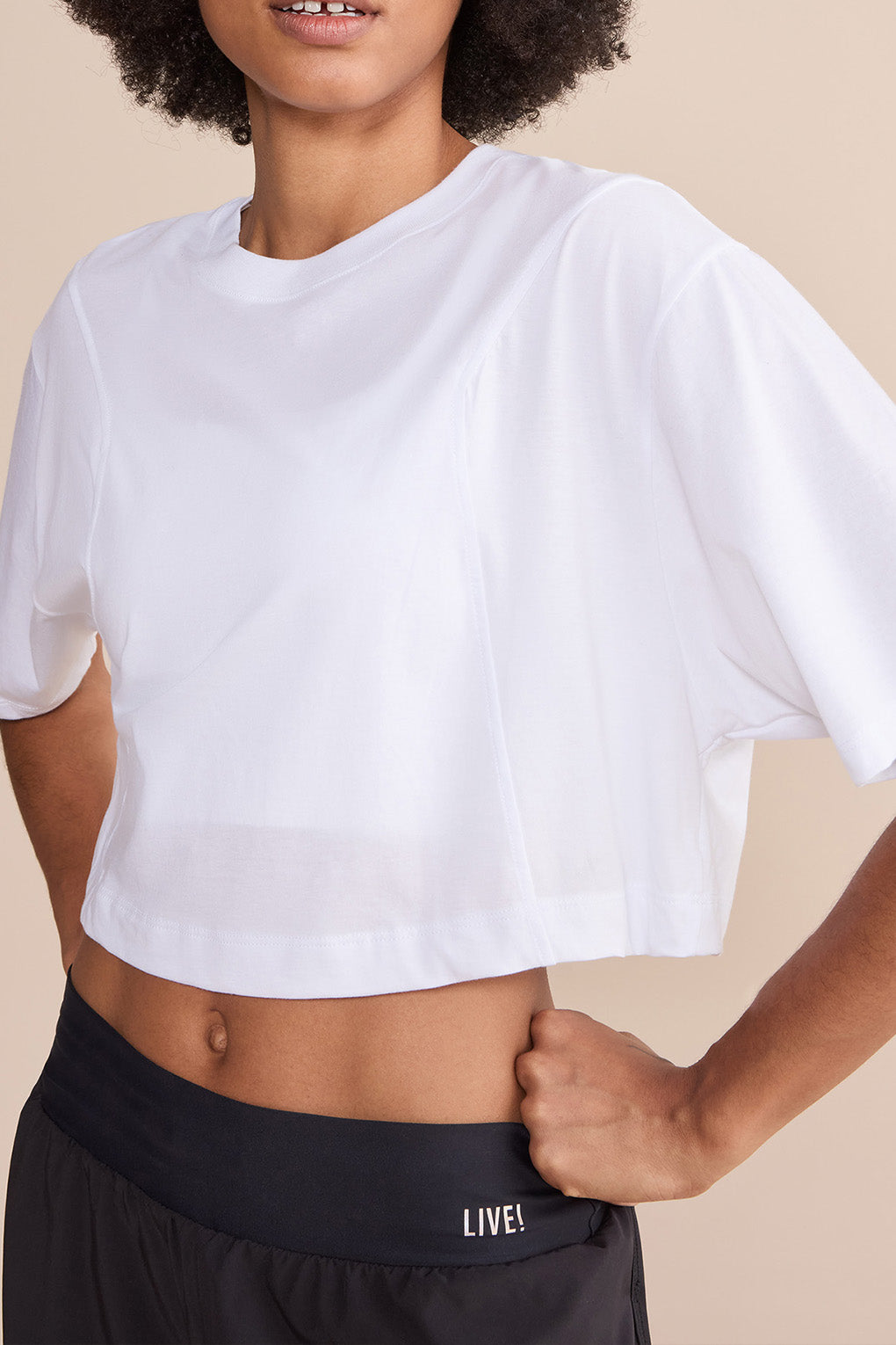 Soft Pima Cropped T-Shirt