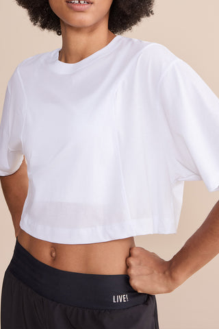 Soft Pima Cropped T-Shirt
