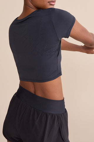 Broad Laser Cropped Top