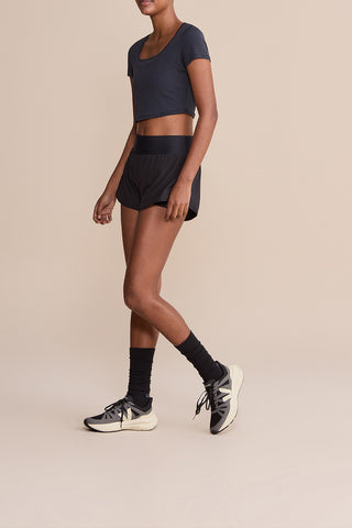 Broad Laser Cropped Top