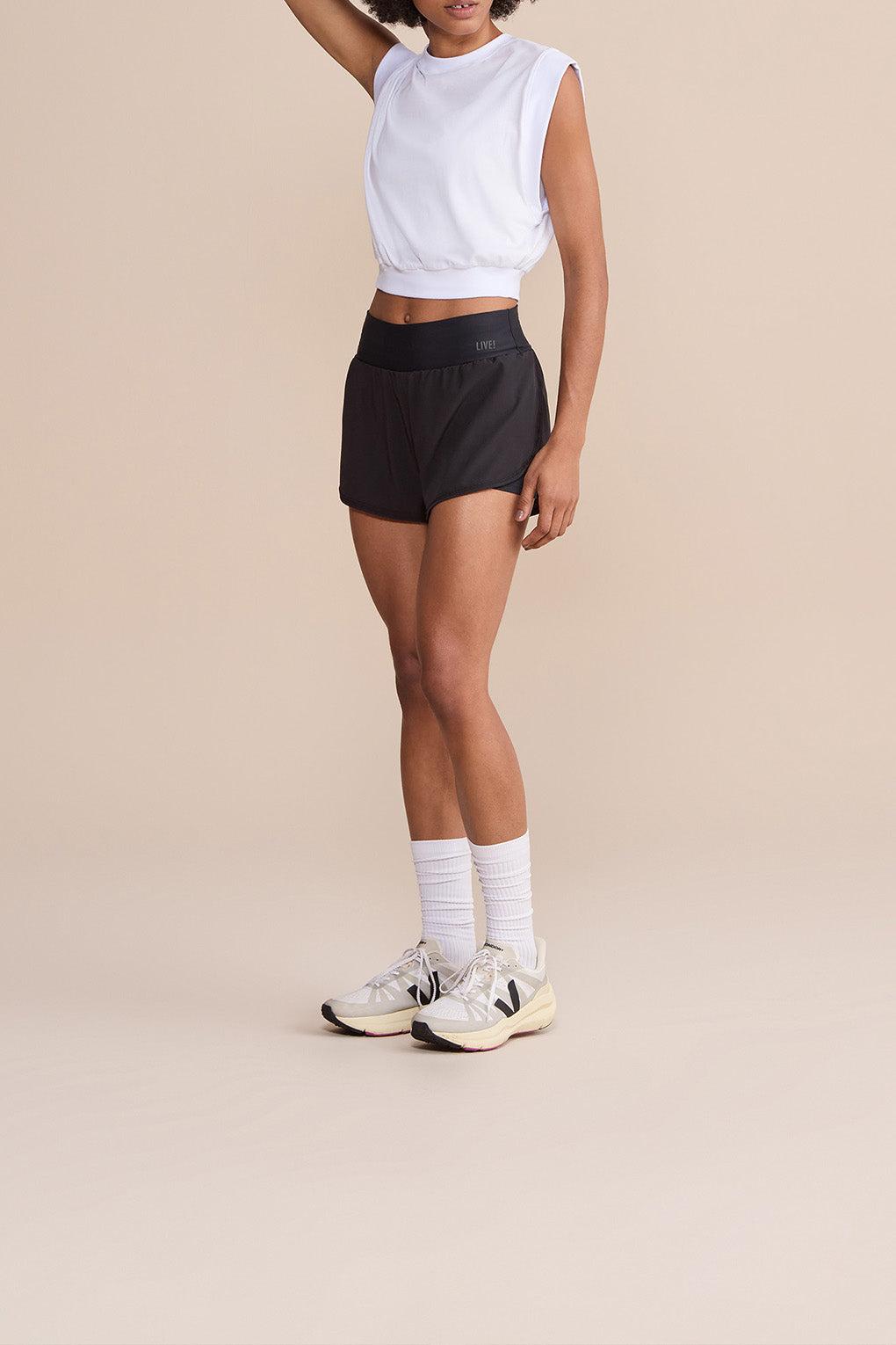 Soft Pima Cropped Tank Top