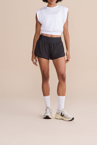 Soft Pima Cropped Tank Top