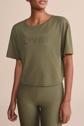 LIVE! Comfort Cropped T-Shirt