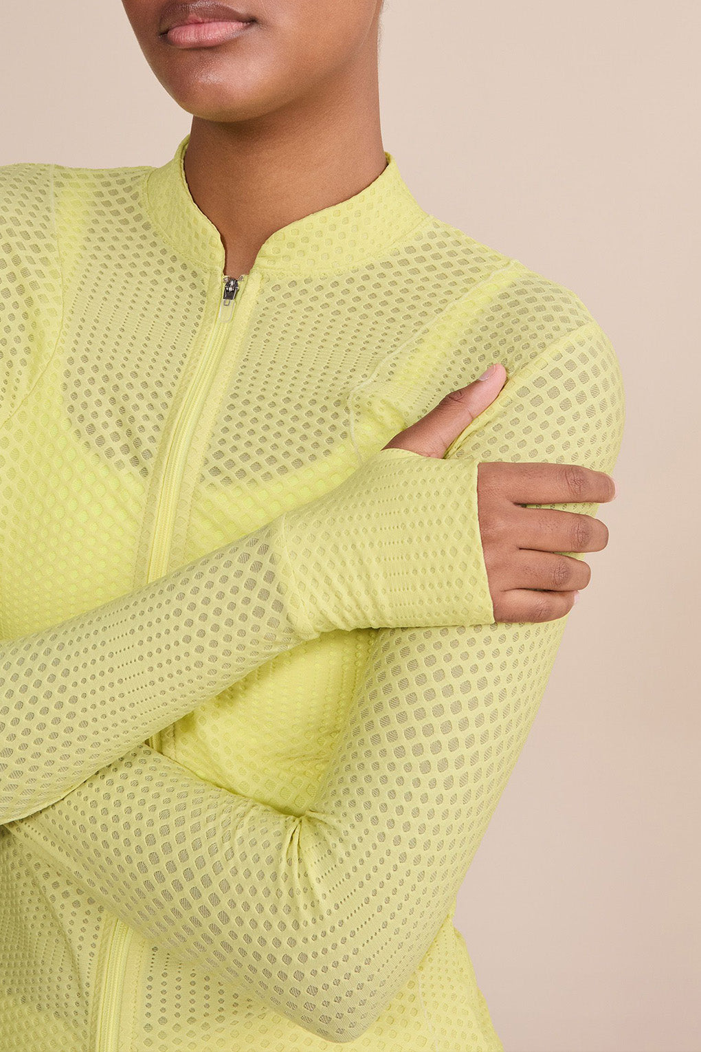 Effect Texture Run Jacket