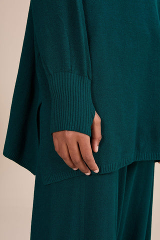 Mesh Stitch Knit Sweater