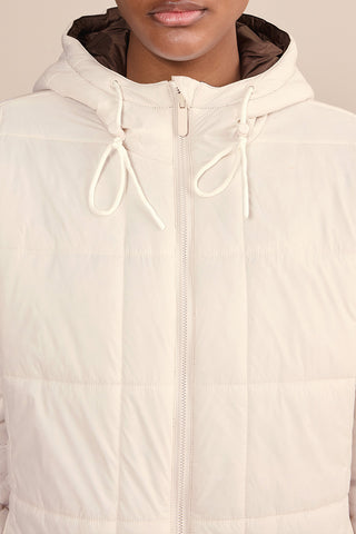 Long Reversible Nylon Jacket