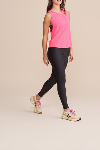 Long Cross Back Comfort Tank Top