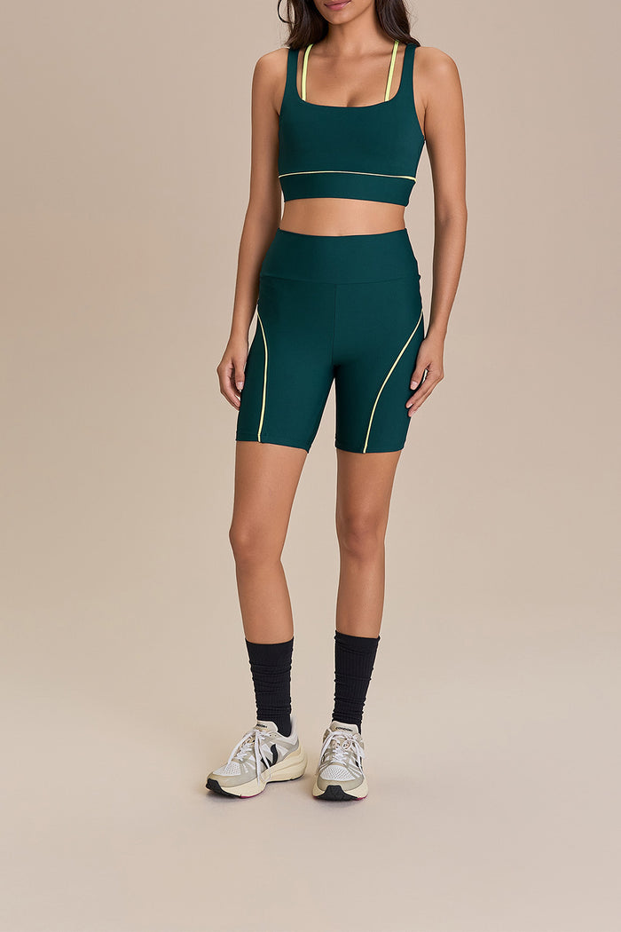 Contrast Piping Shorts