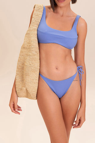 Gloss Neo Rib Curve Bikini Top