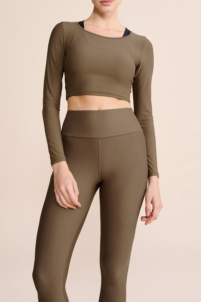 Harmony Crop LS Shirt