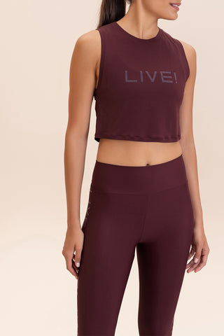 LIVE! Comfort Crop Tank Top