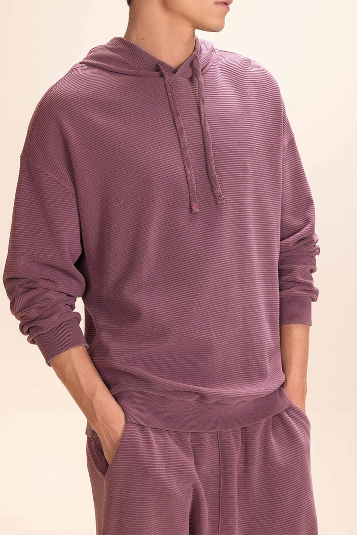 Ribbed Washed Men's Sweatshirt