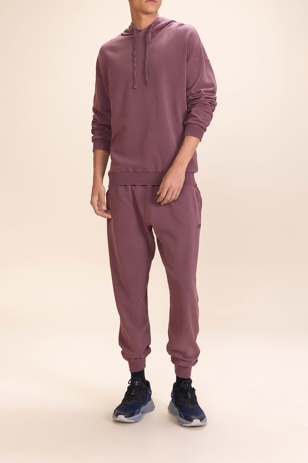 Ribbed Washed Men's Pants