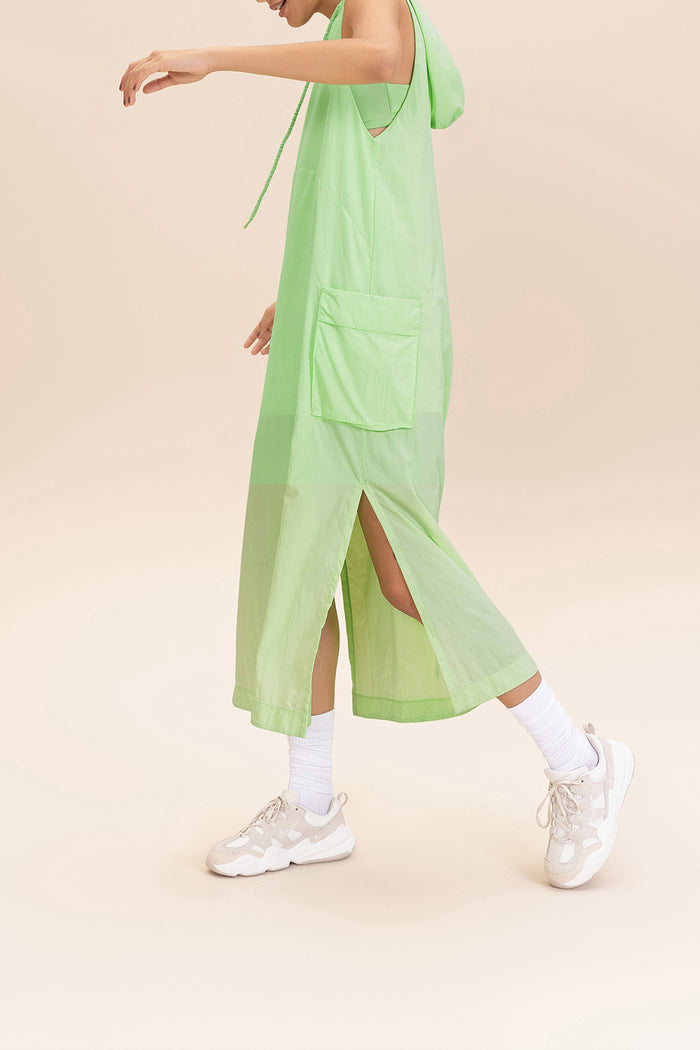 Nylon Net Midi Dress