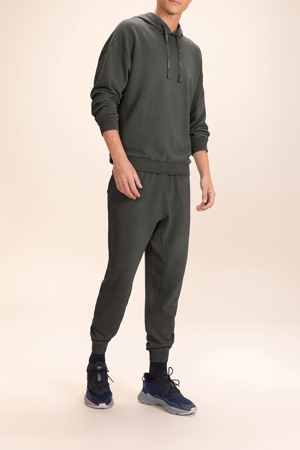 Ribbed Washed Men's Pants