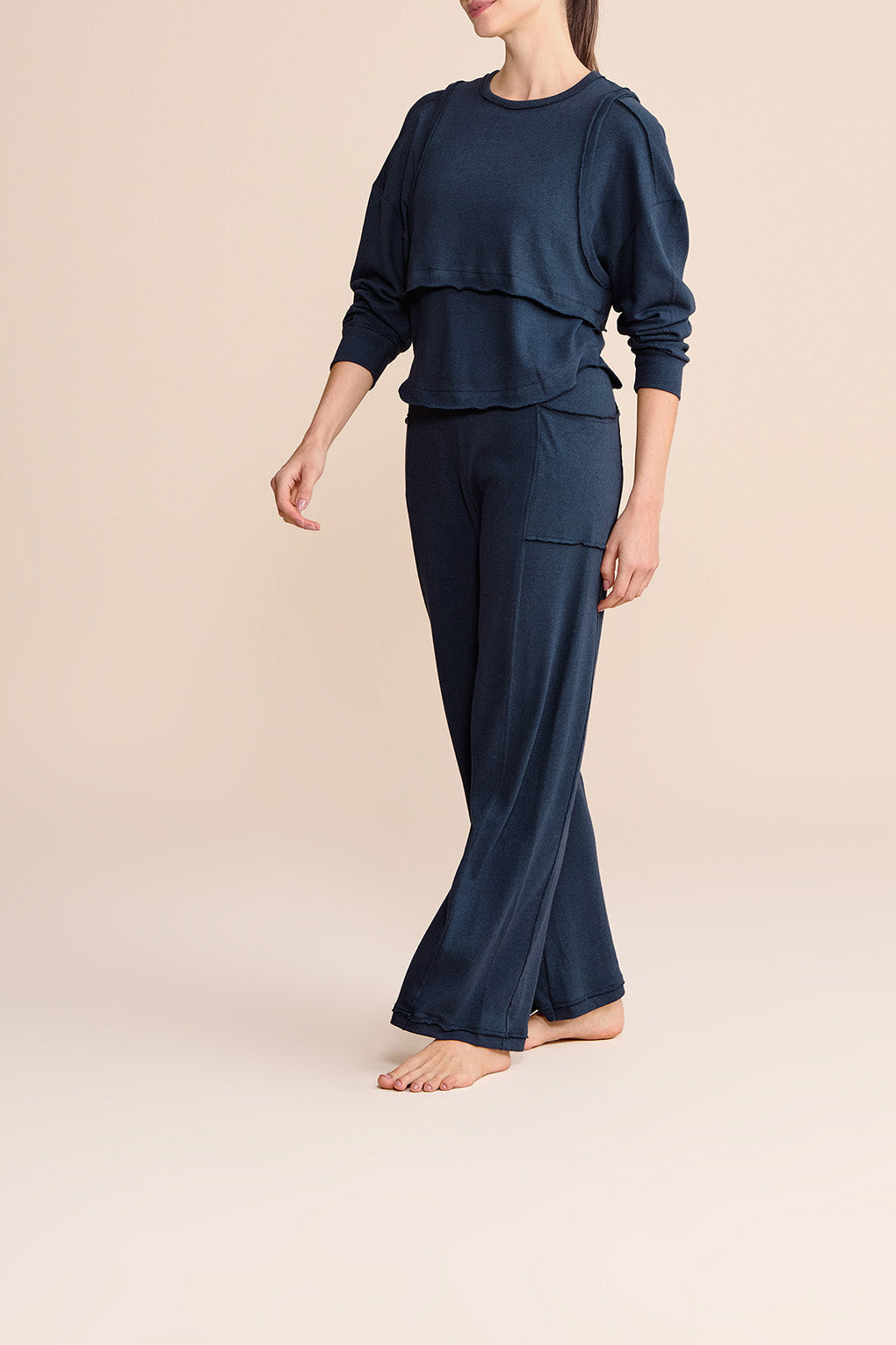 Slow Sweatshirt and Tank Top Set