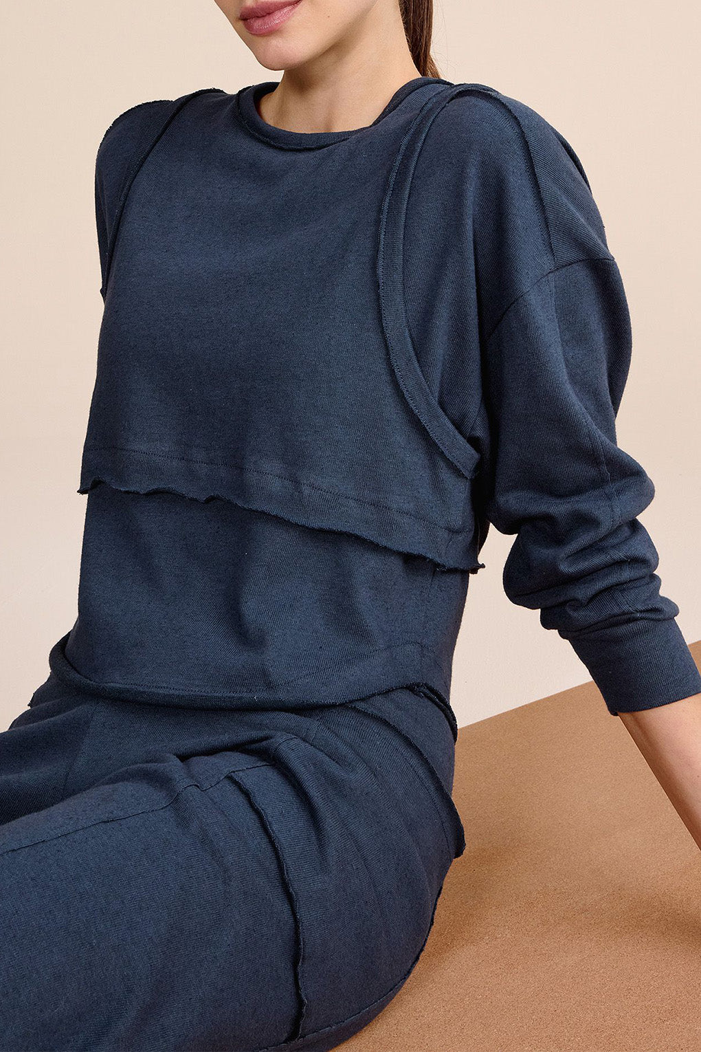 Slow Sweatshirt and Tank Top Set