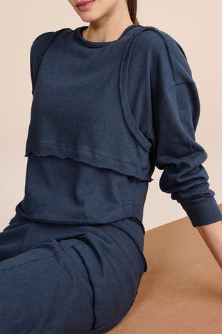 Slow Sweatshirt and Tank Top Set