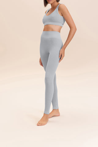 Rib Classic Seamless V-neck Sports Bra