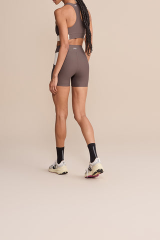 Suede Contrast Pocket Shorts