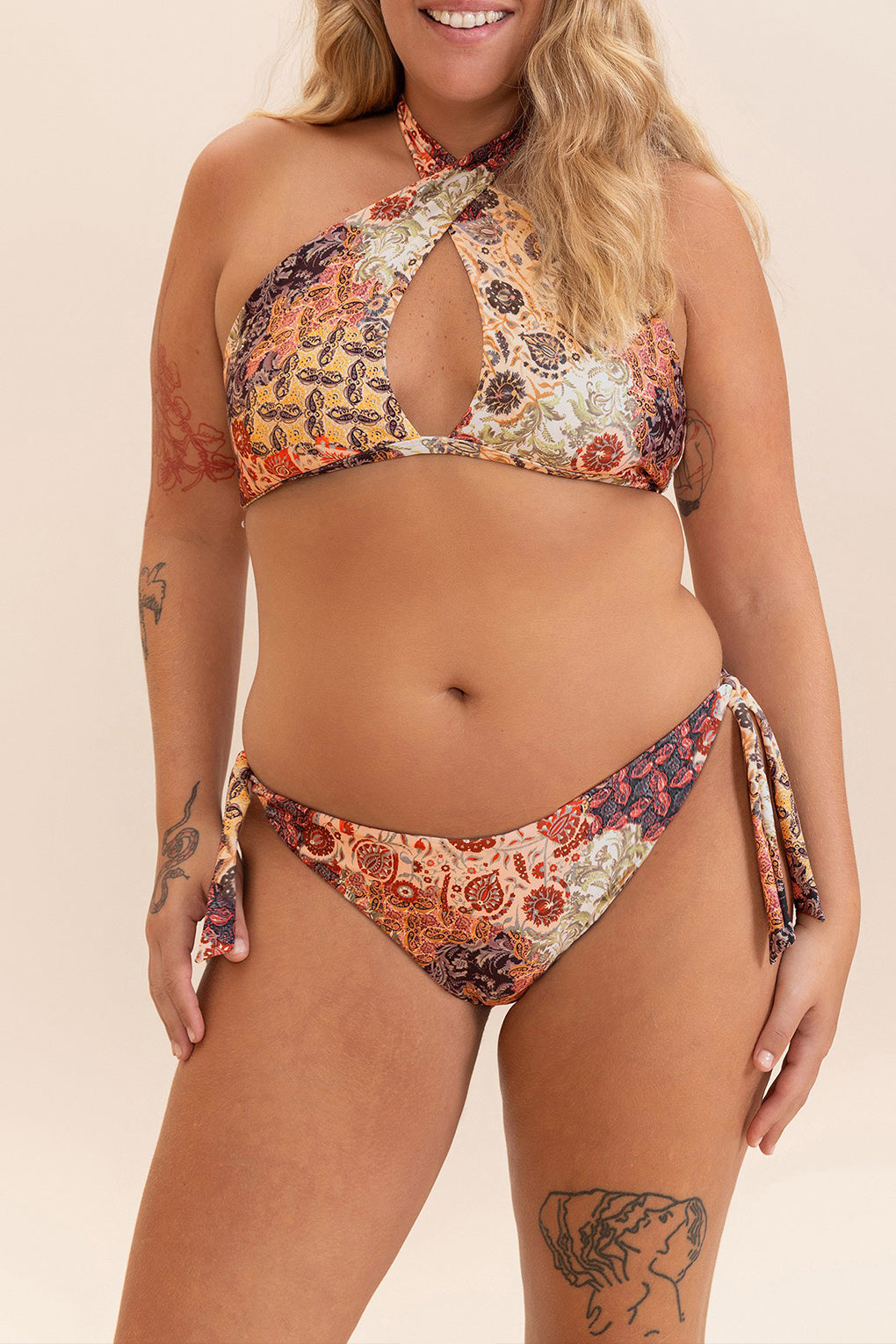 Boho Bloom Cross Top